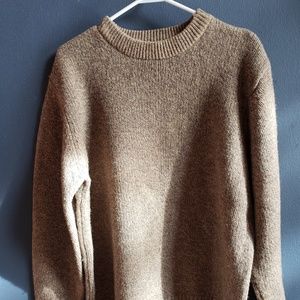 LL Bean Mens Rag Wool Sweater - Large
